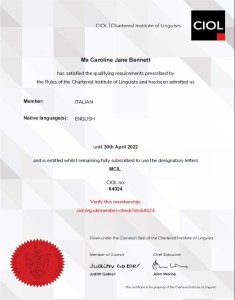 CIOL Member cert